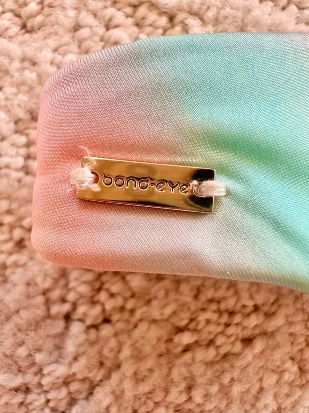 Bond-Eye Australia Pastel Tie Dye Bikini Set S Knot Front Top Cheeky Bottom - Picture 6 of 7